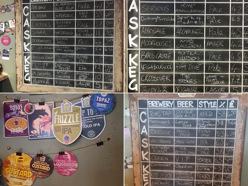 The Petersgate Tap Menu