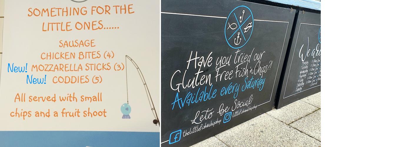 The Little Fish & Chip Shop Ltd Menu