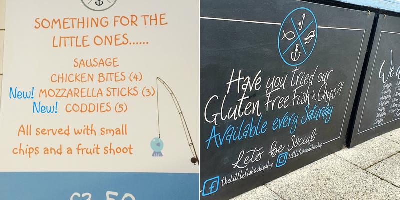 The Little Fish & Chip Shop Ltd Menu