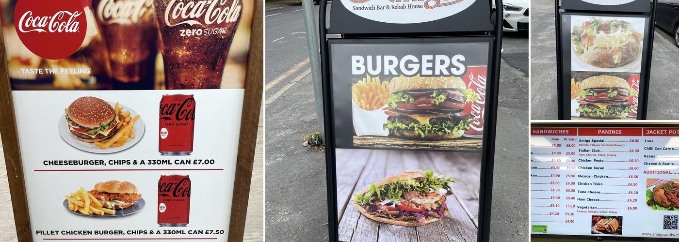 Amigo Sandwich Bar Menu