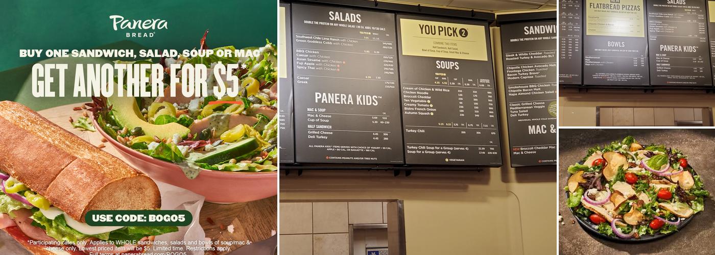 Panera Bread Menu