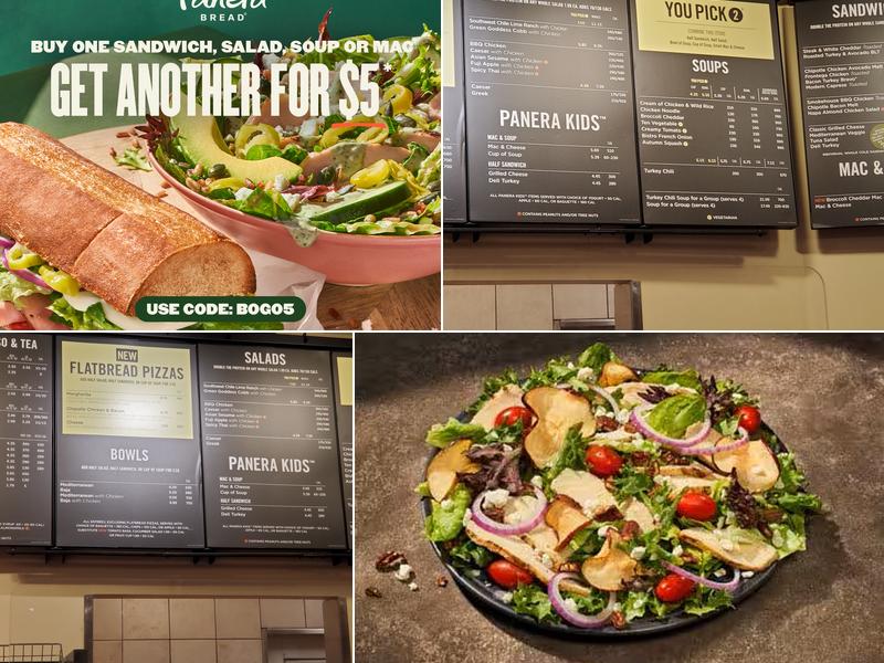 Panera Bread Menu