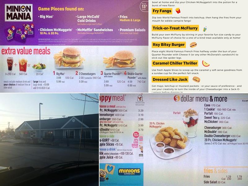 McDonald's Menu