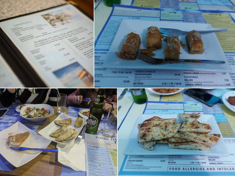 Zorba The Greek Menu