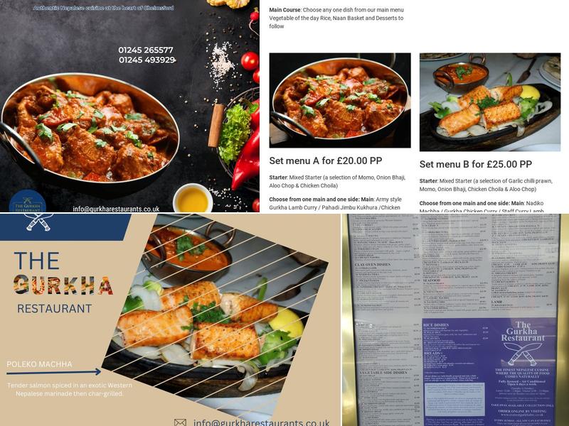 The Gurkha Restaurant Menu