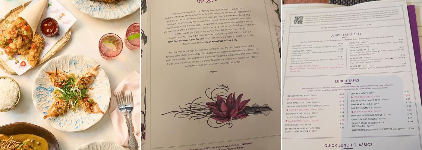 Giggling Squid - Chelmsford Menu