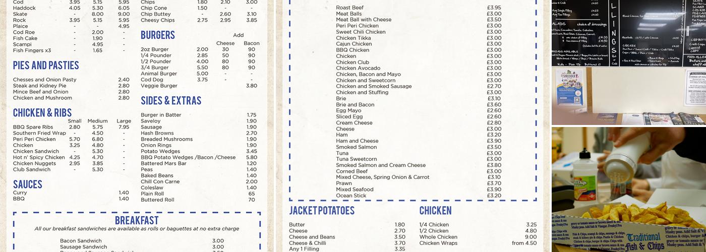 Robinson's Menu