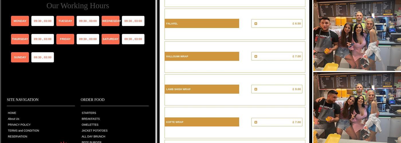 Fancy Fry Essex Menu