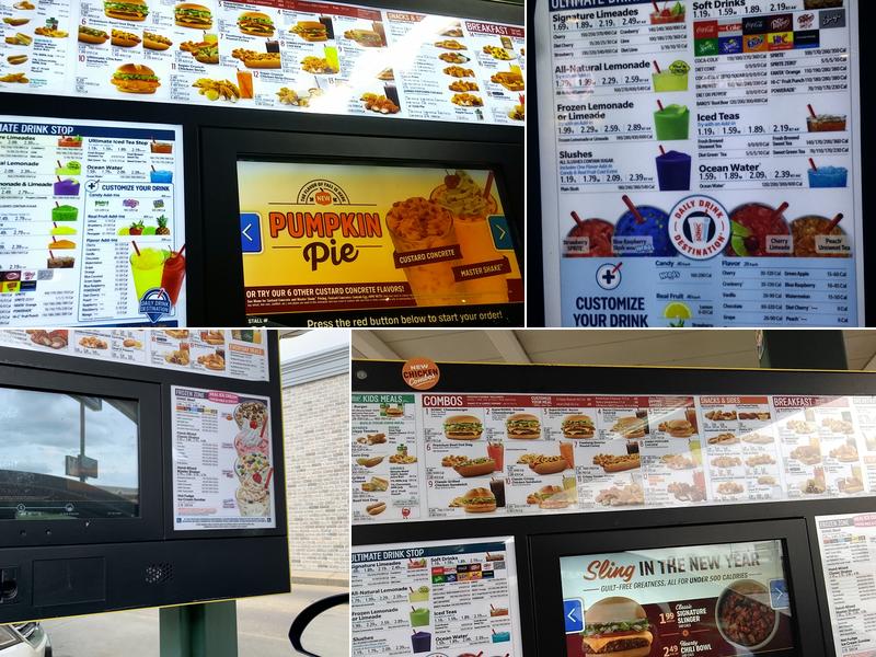 Sonic Drive-In Menu