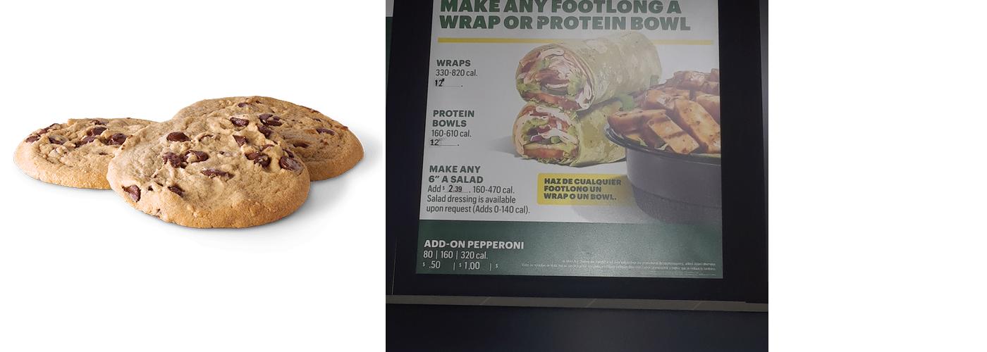 Subway Menu