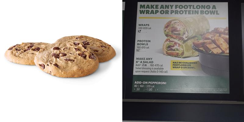 Subway Menu