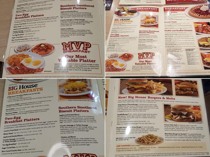 Huddle House Menu