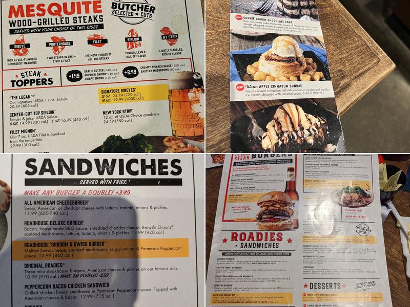 Logan's Roadhouse Menu
