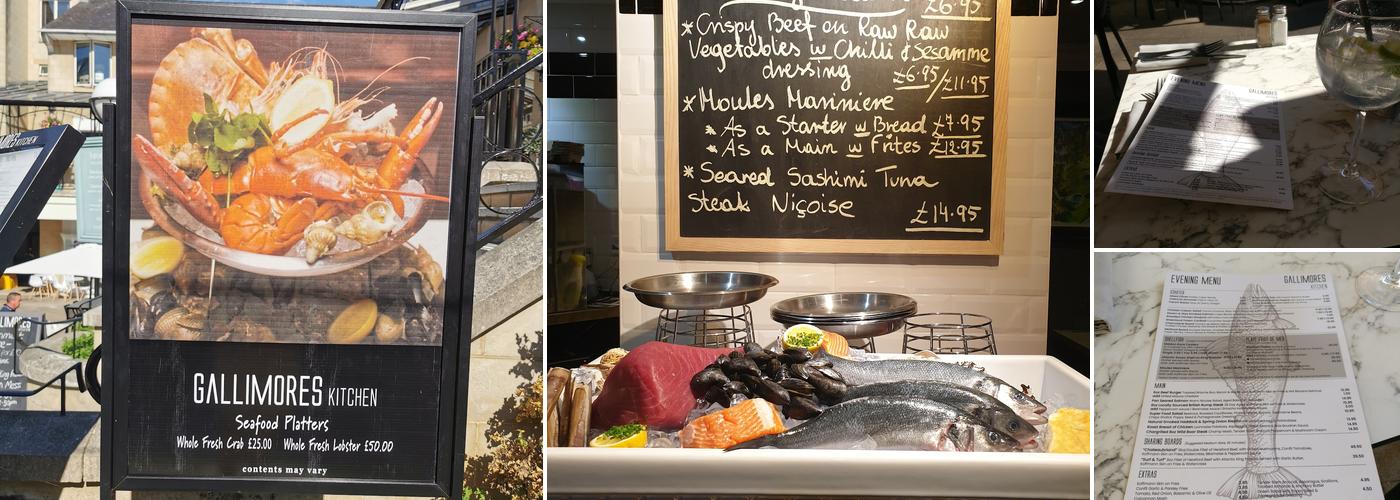 Gallimores Kitchen Menu