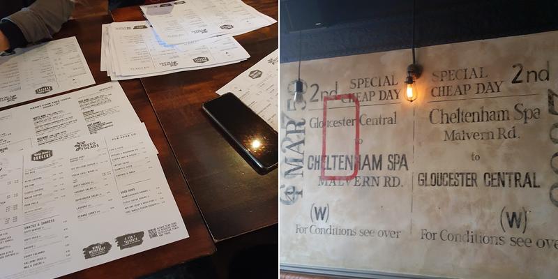 Harry Cook Freehouse Menu