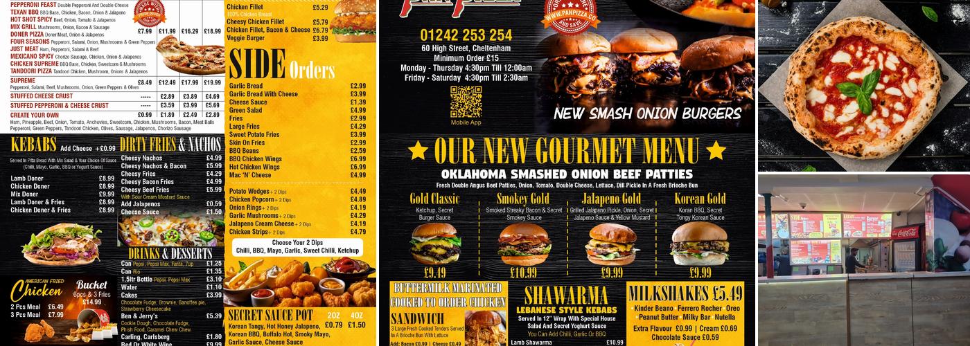 Pan Pizza (Cheltenham) Menu