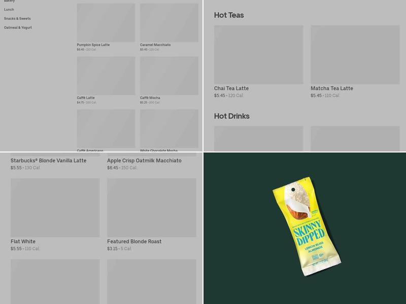 Starbucks Menu