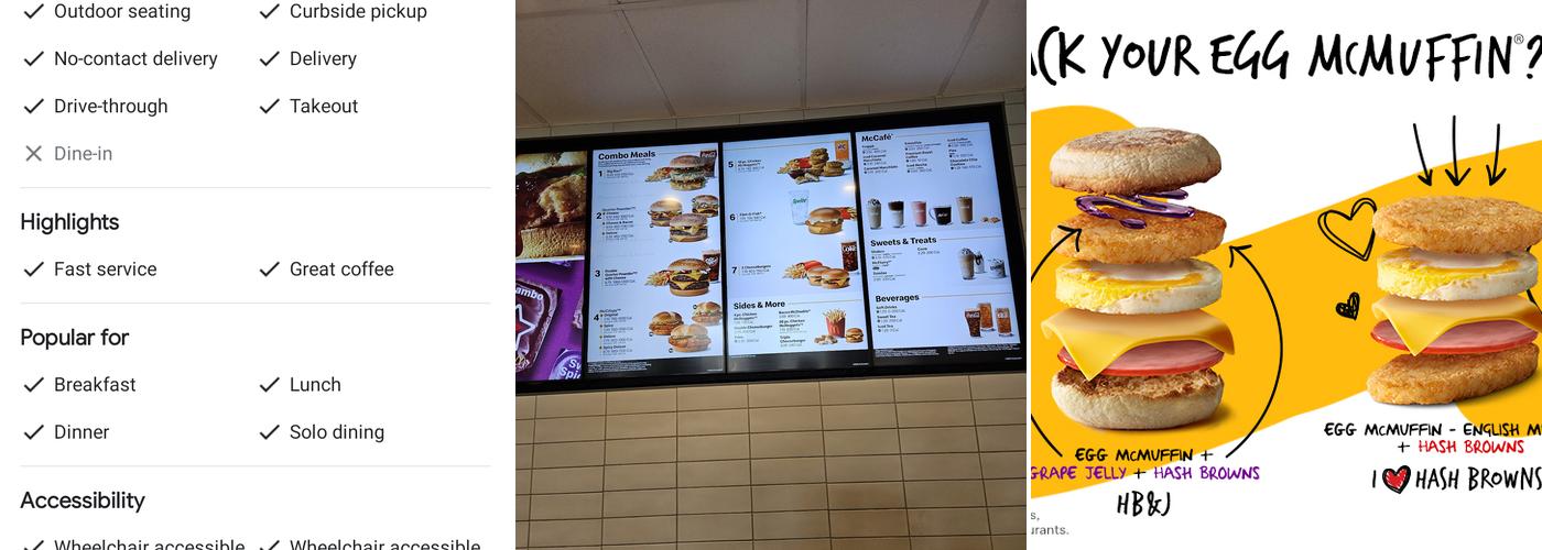 McDonald's Menu