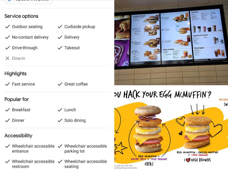 McDonald's Menu