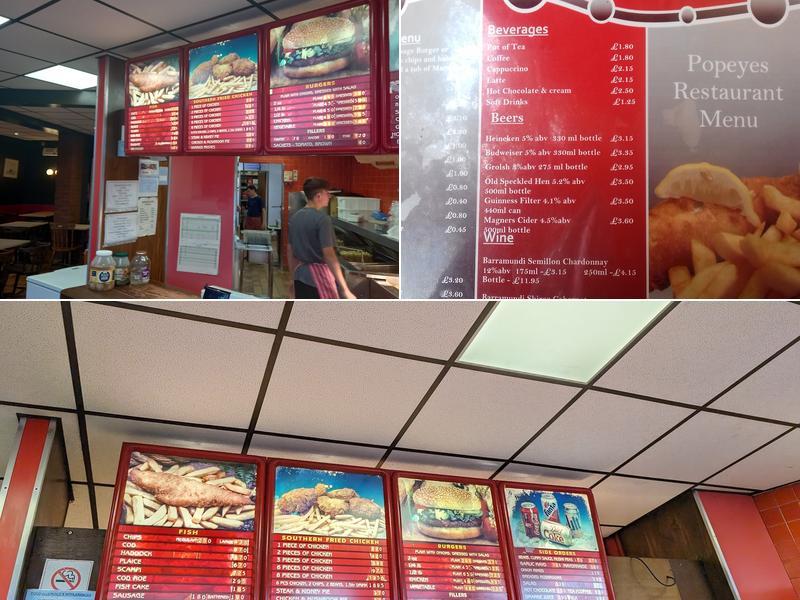 Popeye's Menu