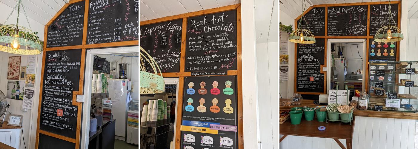 Montpellier Garden Cafe, In The Park Menu