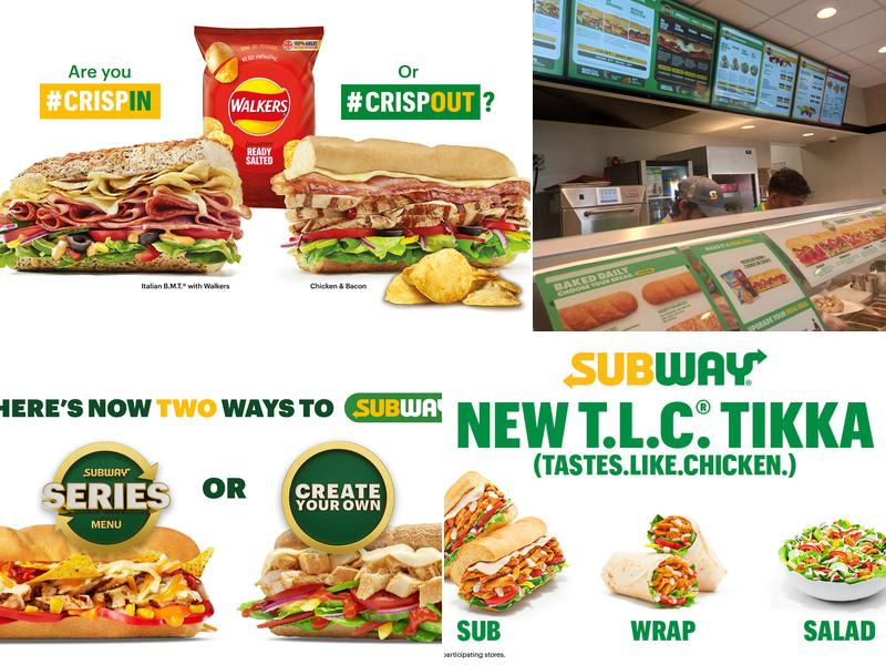 Subway Menu