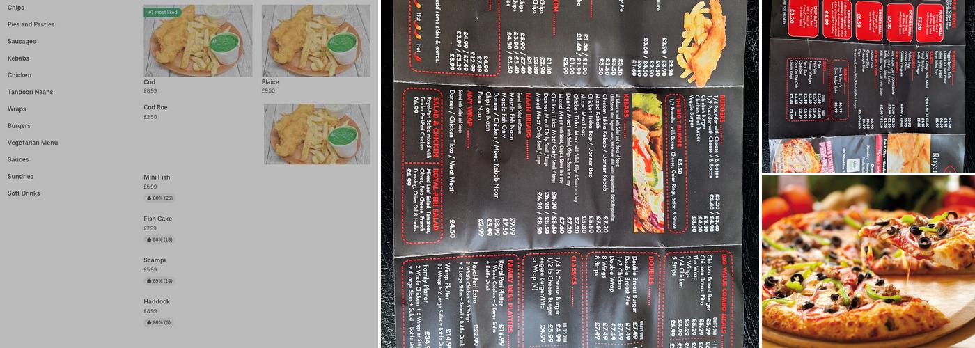 Royal Fish Bar Menu