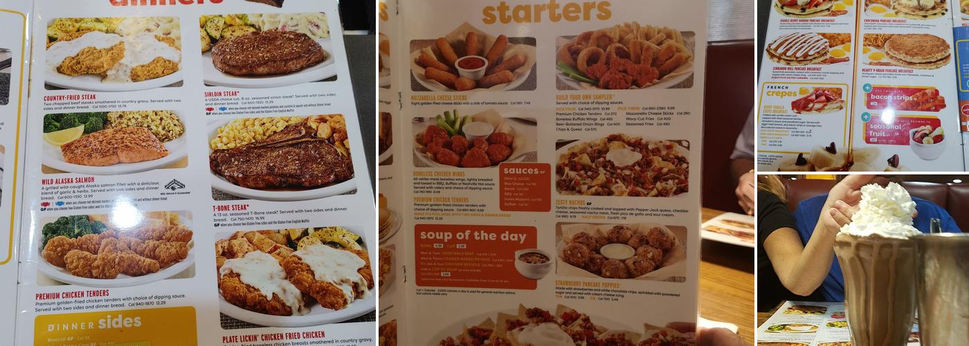 Denny's Restaurant Menu