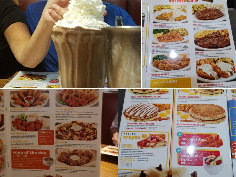 Denny's Restaurant Menu