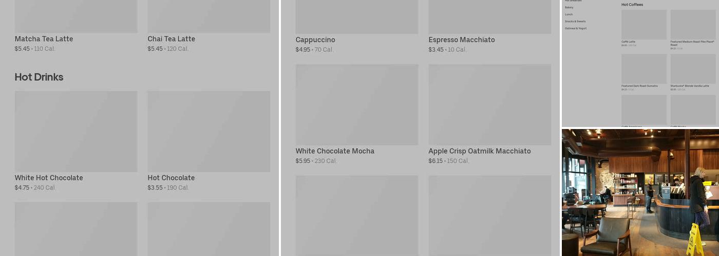 Starbucks Menu