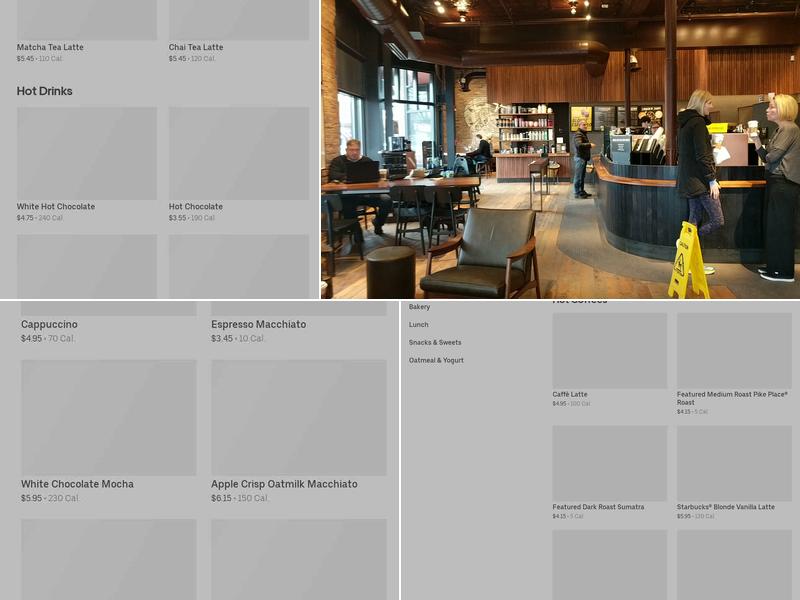 Starbucks Menu