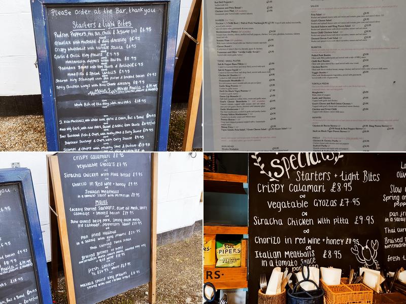 The Riverside Menu