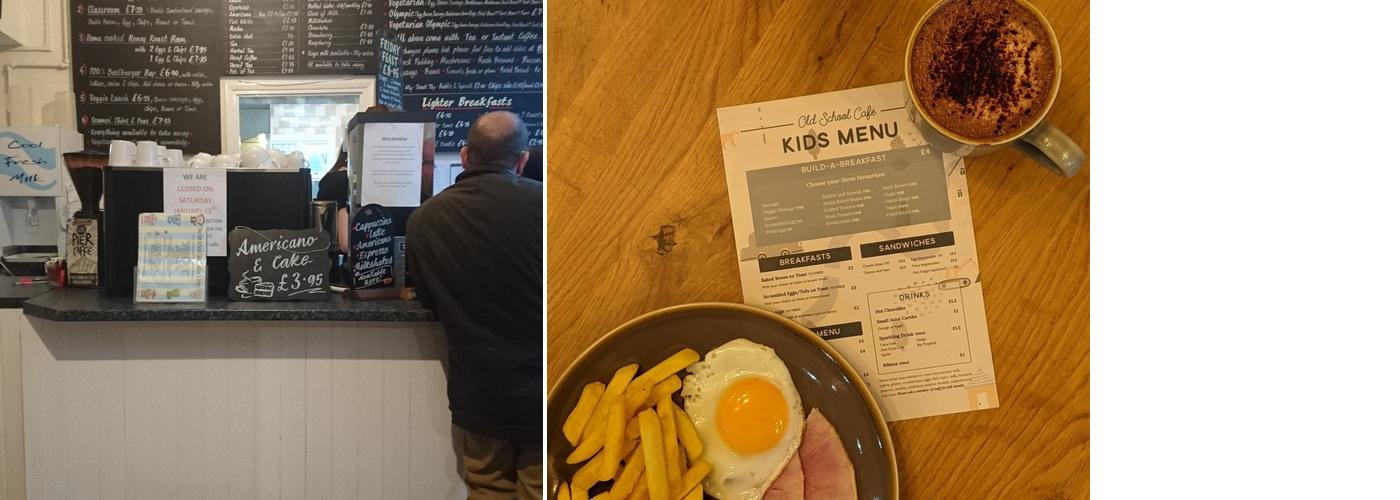 Old School Cafe Menu