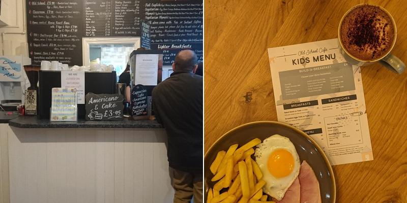 Old School Cafe Menu