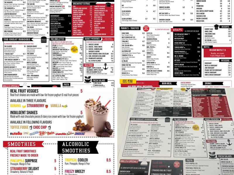 The Breakfast Bar Menu