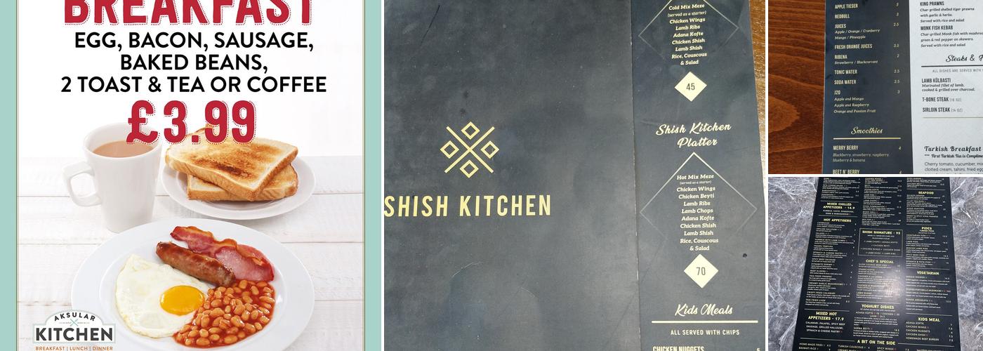 Shish Kitchen Menu