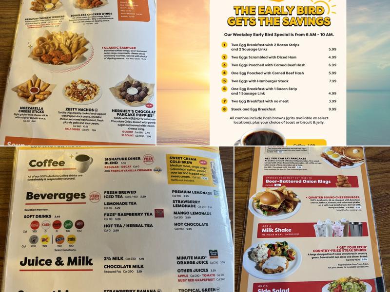 Denny's Menu