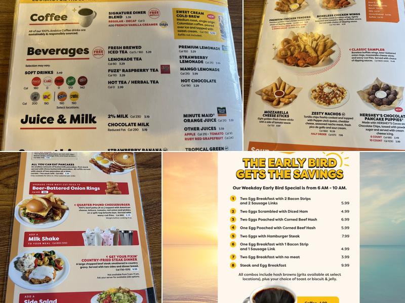 Denny's Menu