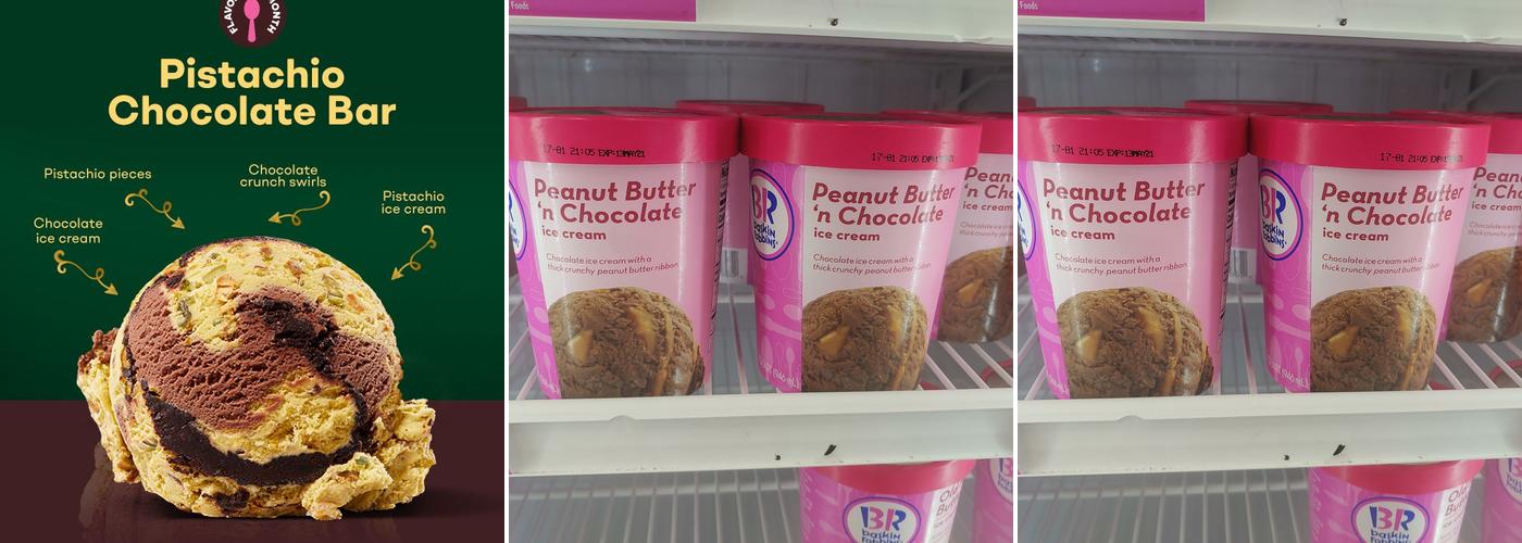 Baskin-Robbins Menu