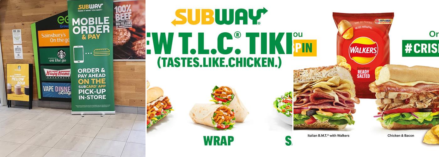 Subway Menu