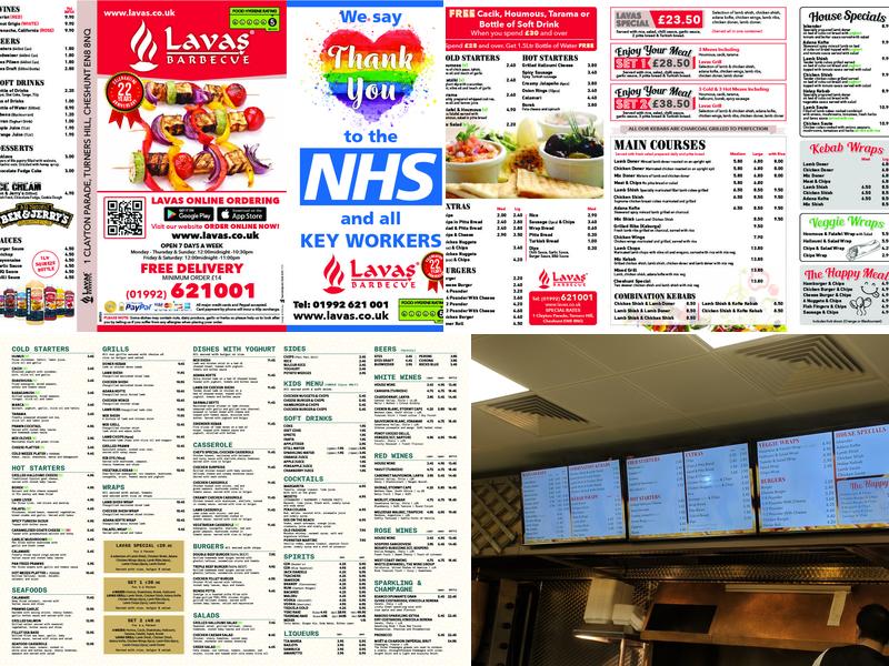 Lavas Barbeque Restaurant Menu