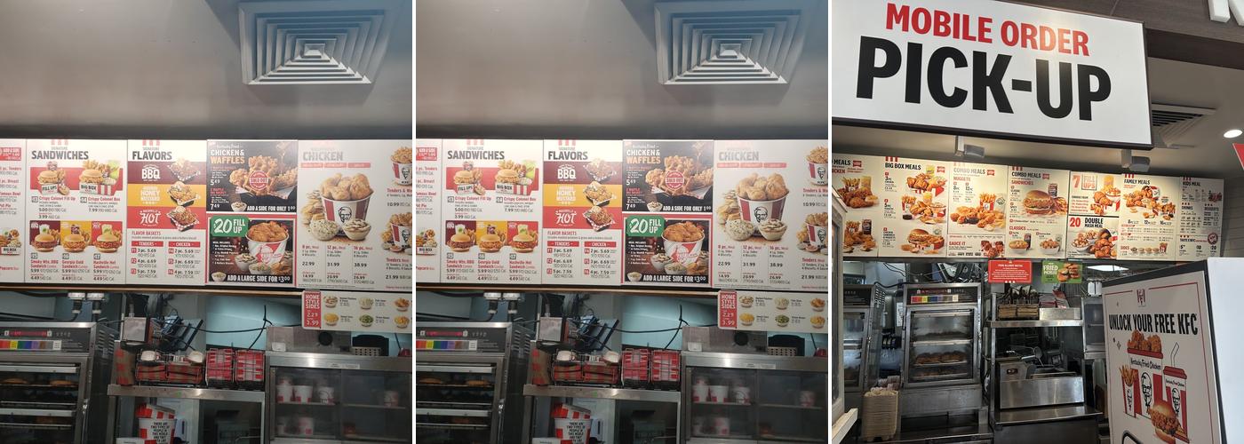 KFC Menu