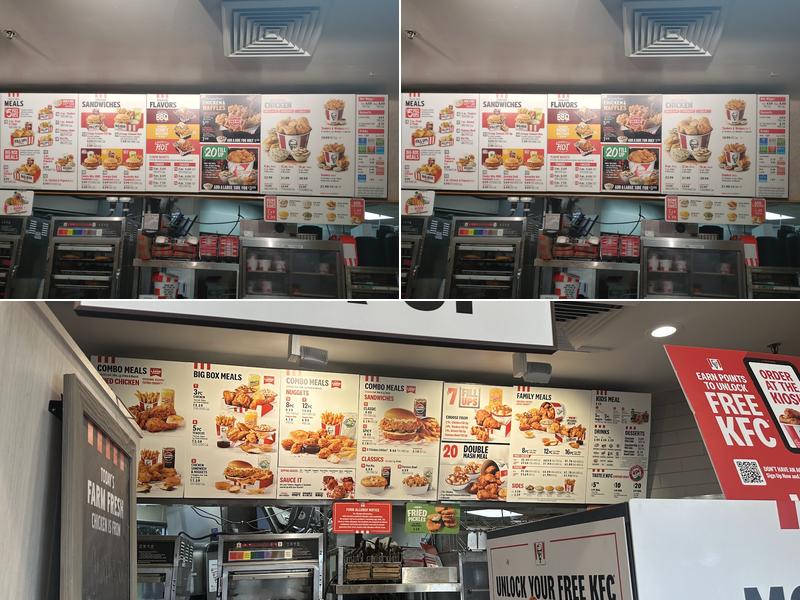 KFC Menu