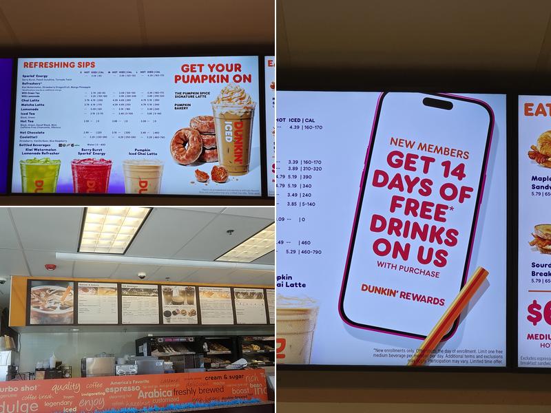Dunkin' Menu