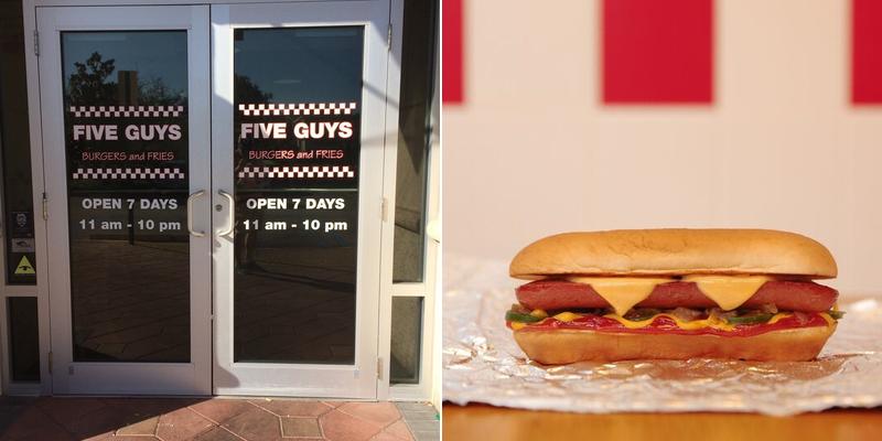Five Guys Menu