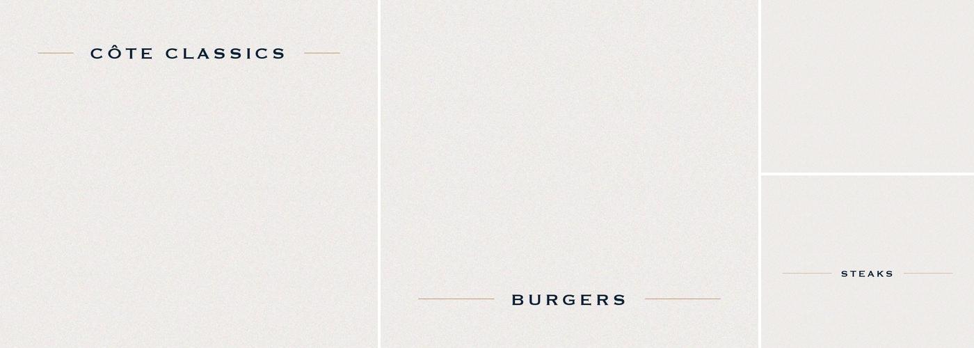 Côte Kingston upon Thames Menu