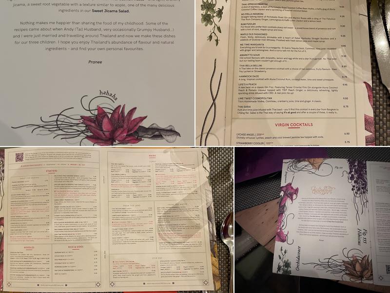 Giggling Squid - Kingston upon Thames Menu