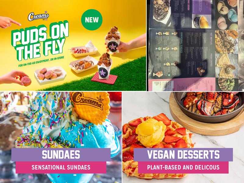 Creams Cafe Kingston Menu