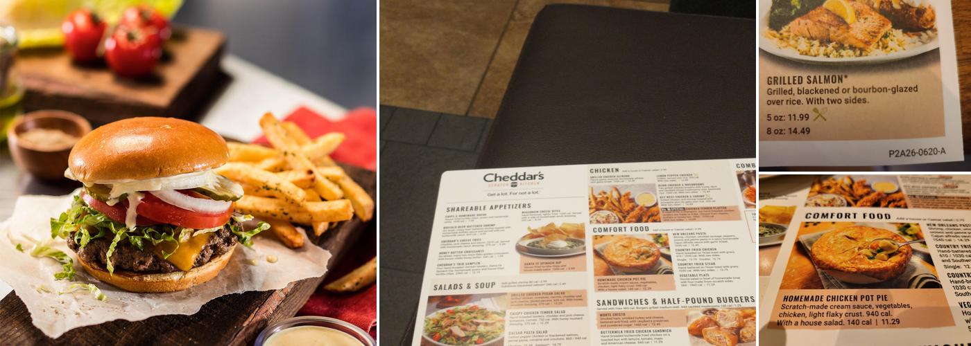 Cheddar's Scratch Kitchen Menu