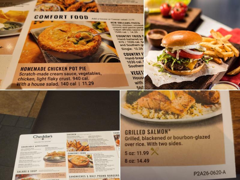 Cheddar's Scratch Kitchen Menu
